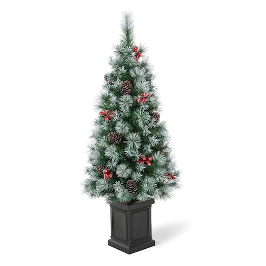4ft. Pre-Lit Pine Artificial Christmas Porch Tree
